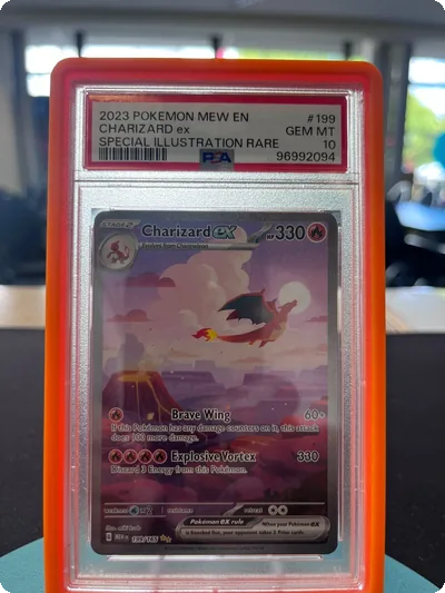 Pokemon Charizard ex  MEW 199 151  ENG PSA10 ! /411*